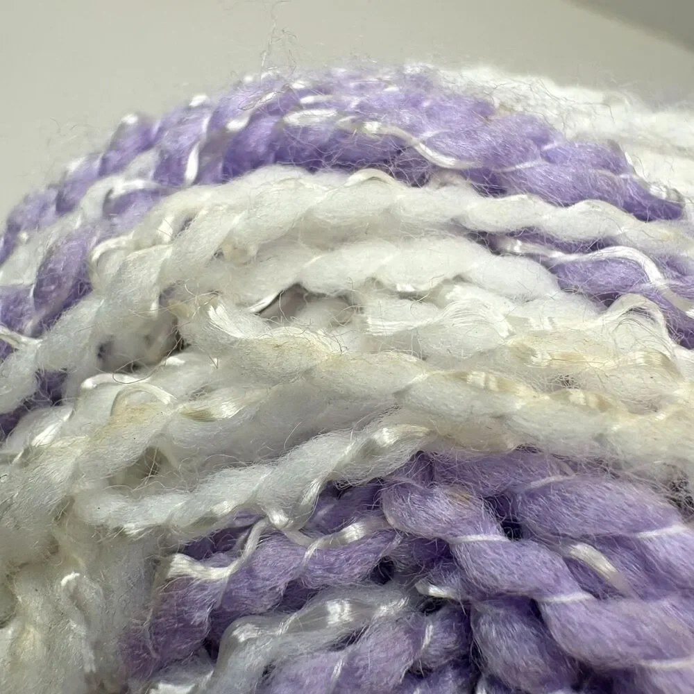 Bernat Baby Coordinates Sweet Stripes Yarn Grape Stripes Purple White 5.25oz NEW